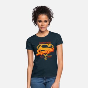 DC Comics Supergirl Logo Superkräfte Navy photo 1