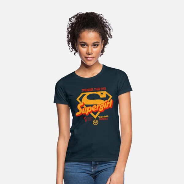 DC Comics Supergirl Logo Superkräfte Navy photo 1 DC Comics Supergirl Logo Superkräfte Navy photo 1