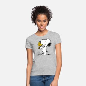 Peanuts Snoopy Und Woodstock Grau meliert photo 1